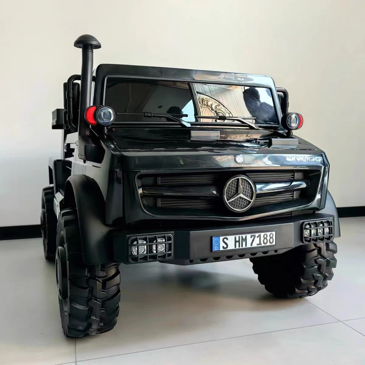 奔驰儿童电动车可坐大人四轮大号无刷电机汽车带遥控小孩玩具童车详情32