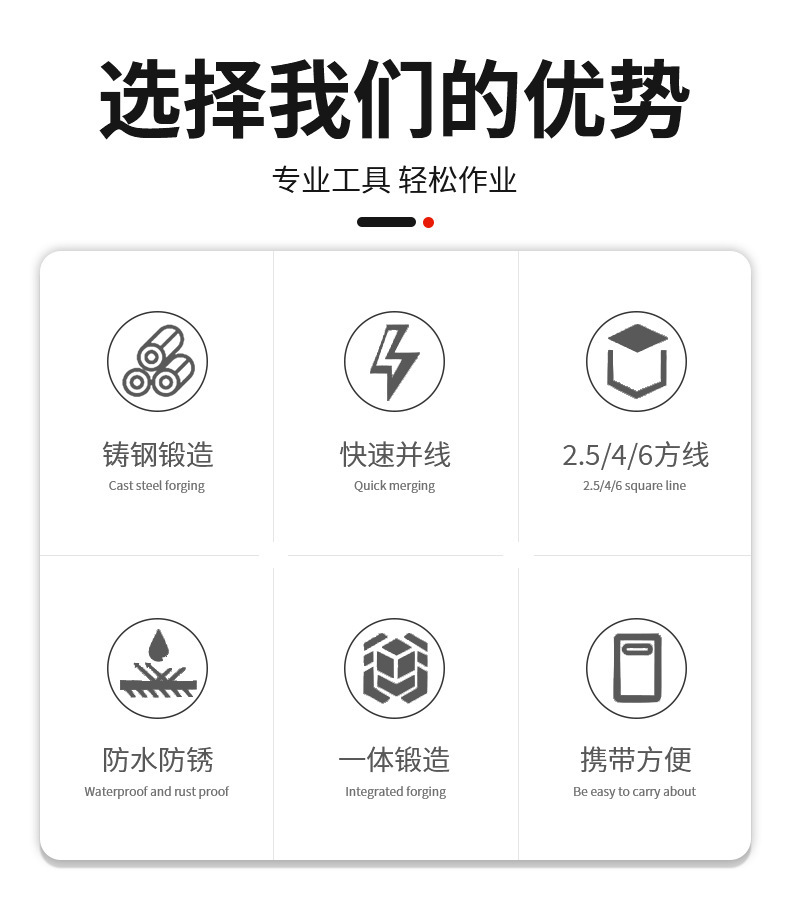 电动并线器电工专用多股线拧线排线工具可快速接线绕线器神器详情3