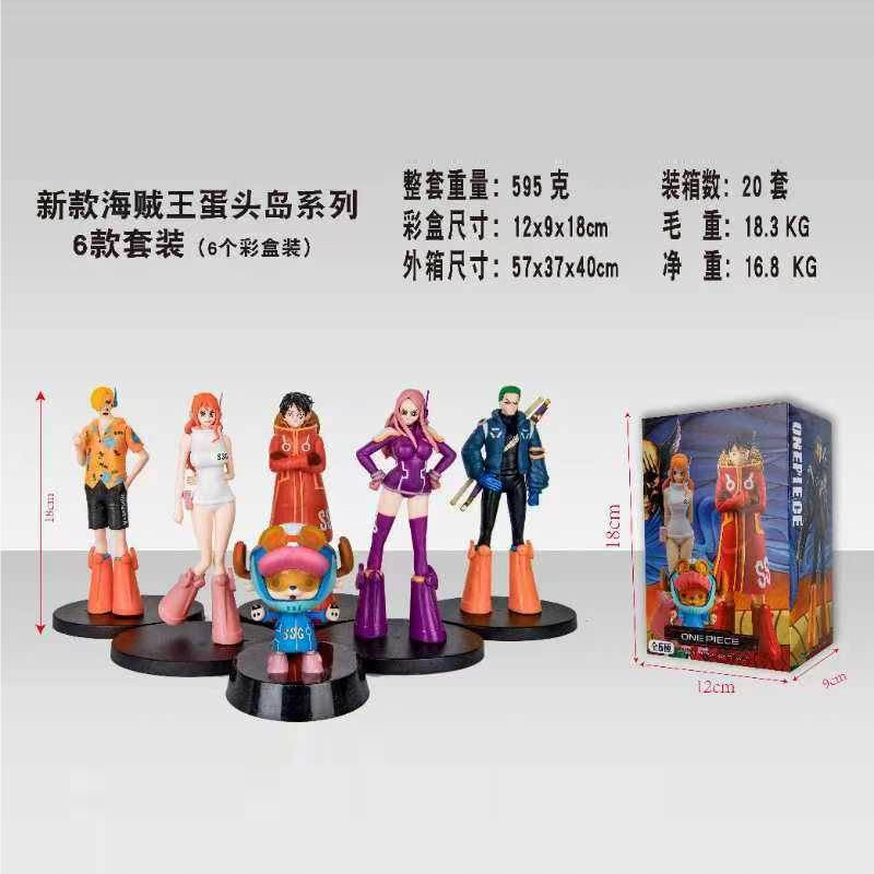 爆款饥饿三人组 航海王潮玩盲盒公仔模型摆件玩具公仔详情5