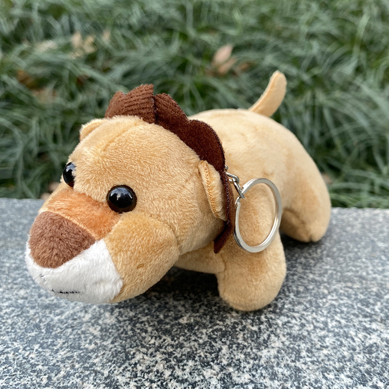 Wholesale of cross-border forest and jungle animal pendants, cartoon dolls, plush toys, backpacks, car keychains and dolls pic 20