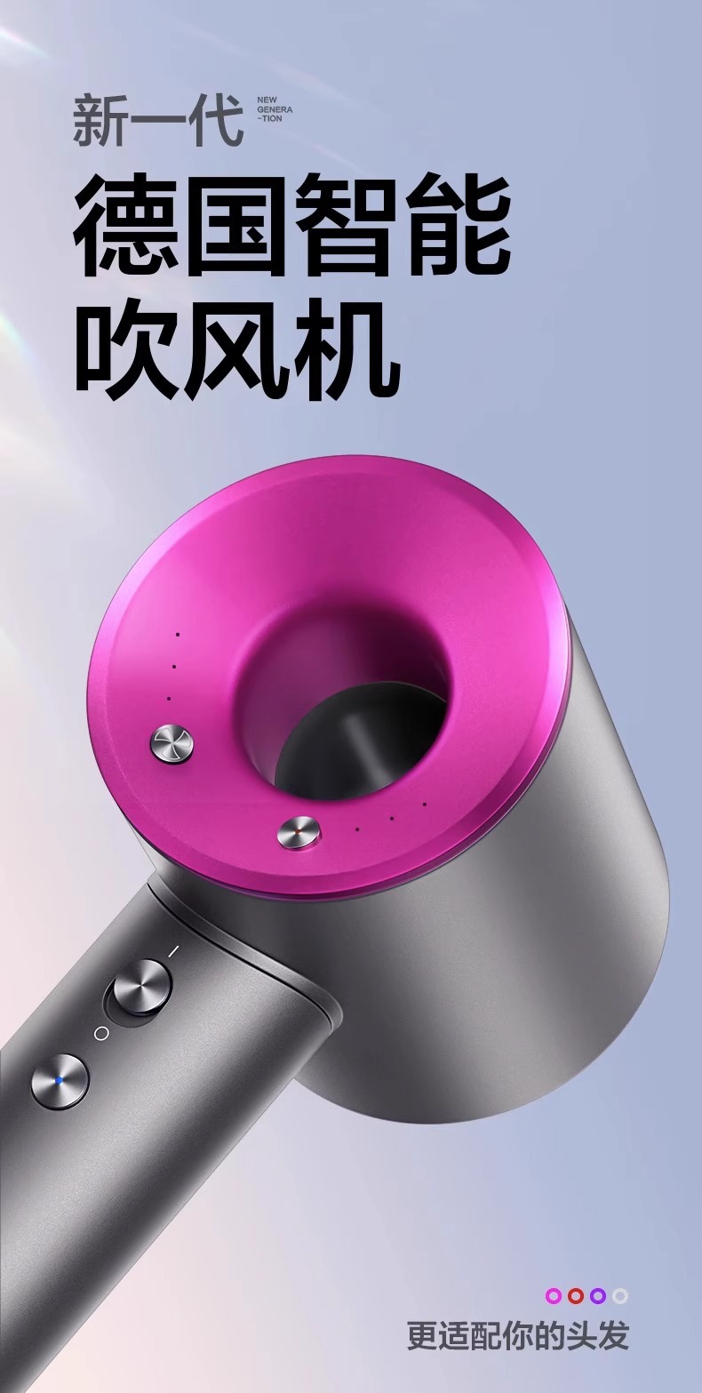 跨境热销高速吹风机华强北负离子家用吹风机恒温护发大功率电吹风详情2
