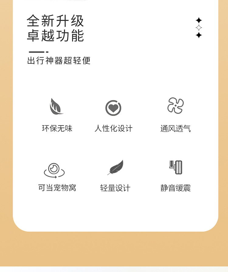 Pet trolley case, cat bag, portable trolley for going out, space capsule, transparent cat suitcase, cat trolley case pic 2