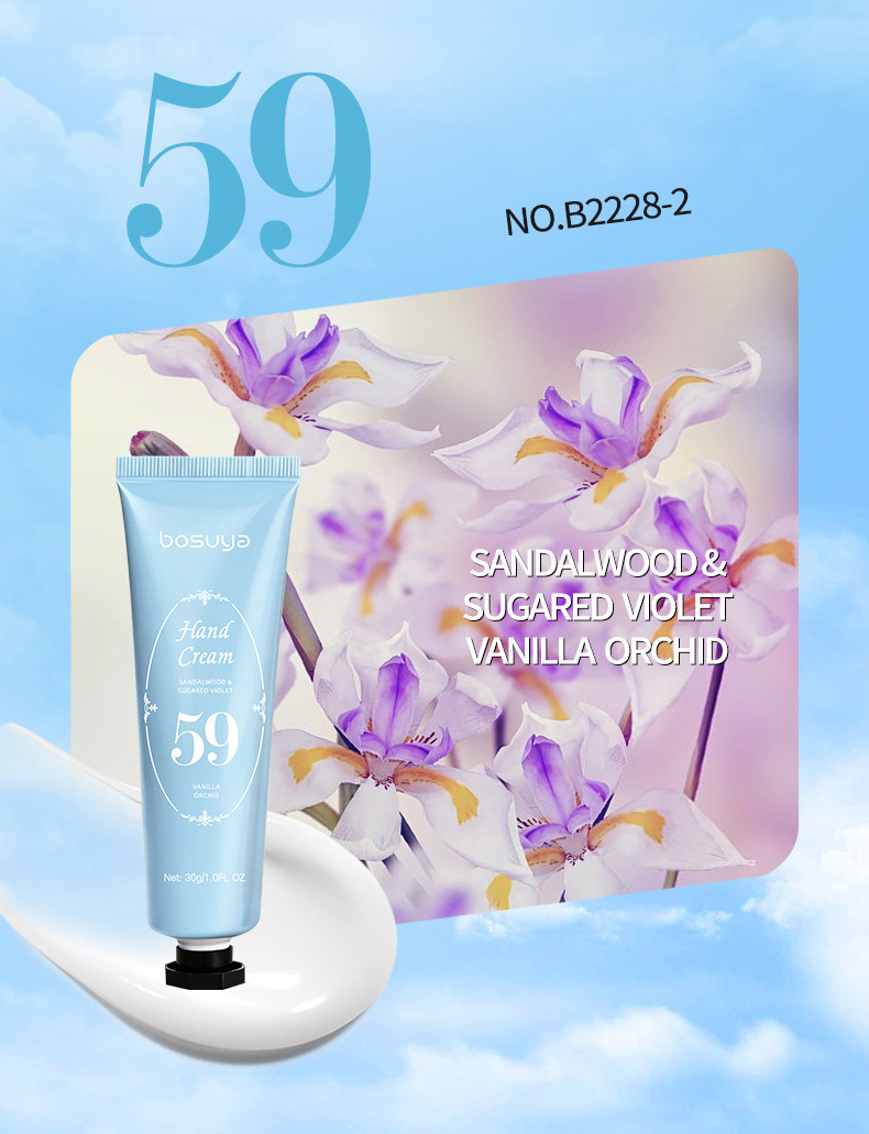 [OEM fábrica de procesamiento personalizado] crema de manos 5 piezas para guardar fragancia hidratación hidratación nutrición manos desalinización líneas de la mano pic 9