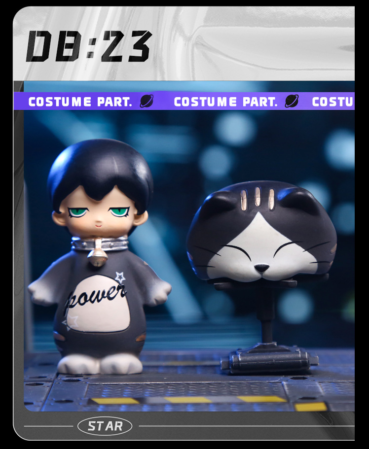 Costume party blind box cartoon figurines, fun boys and girls, children and adults, resin handicrafts, cute 2D pic 10
