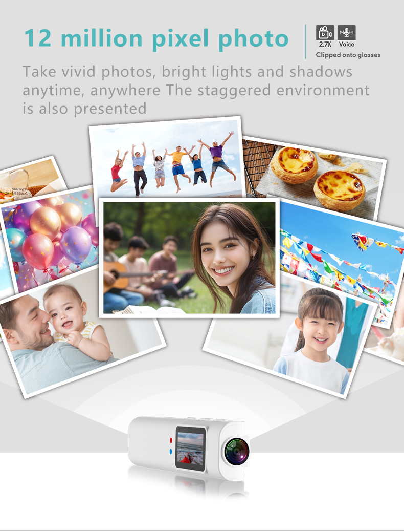 The new glasses action camera 1080P with WIFI view, video, DV, cycling and travel recorder S110 pic 5