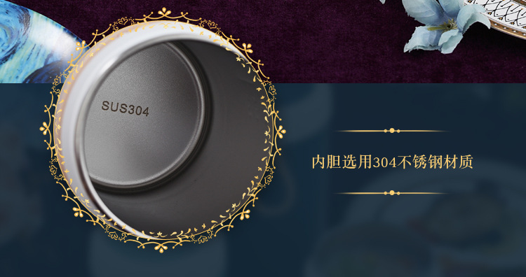 日式304不锈钢汤杯水杯大容量学生牛奶汤粥早餐杯带勺便携随手杯 pic 34