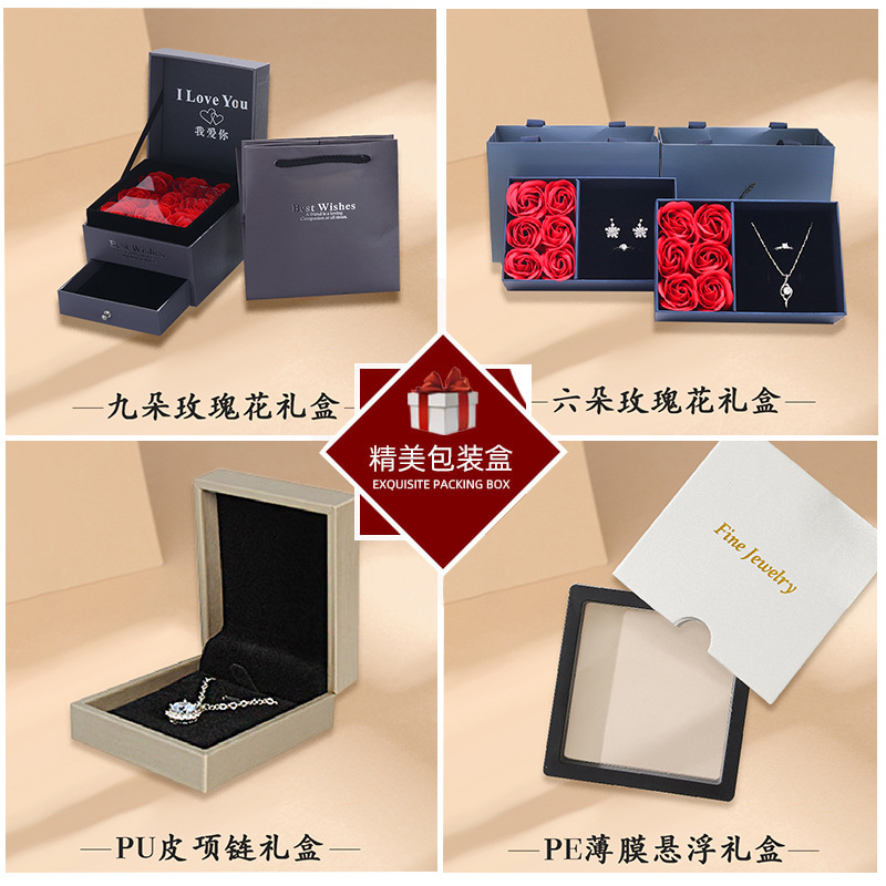 S925银跨境热销新品大树叶天然玉石绿玉髓微镶钻国风项链吊坠详情15