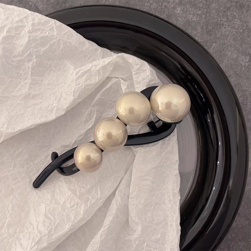 Elegant one-line hair clip, twist clip at the back of the head, 2025 new style, light luxury and high-end style, updo, grab clip, duckbill clip headwear pic 47