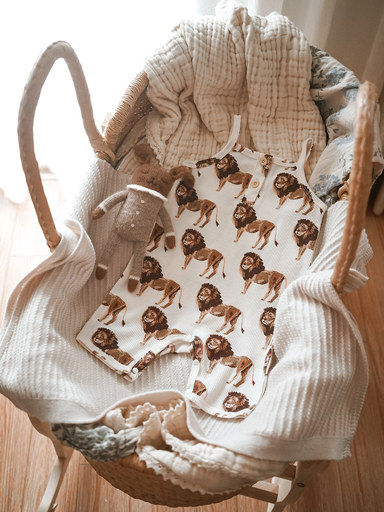 2025夏款婴儿衣服ins婴儿连体衣a类宝宝吊带哈衣爬服详情45