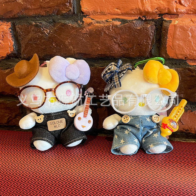 Cute hellokitty keychain pendant, kt cat plush doll, fashionable bag pendant, Kitty doll pic 16