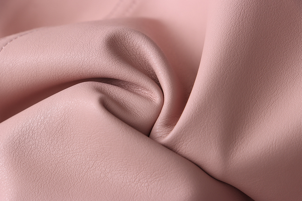 司南 时髦斜门襟拉链设计感 超模机车风皮衣夹克外套高级 SN4227详情68