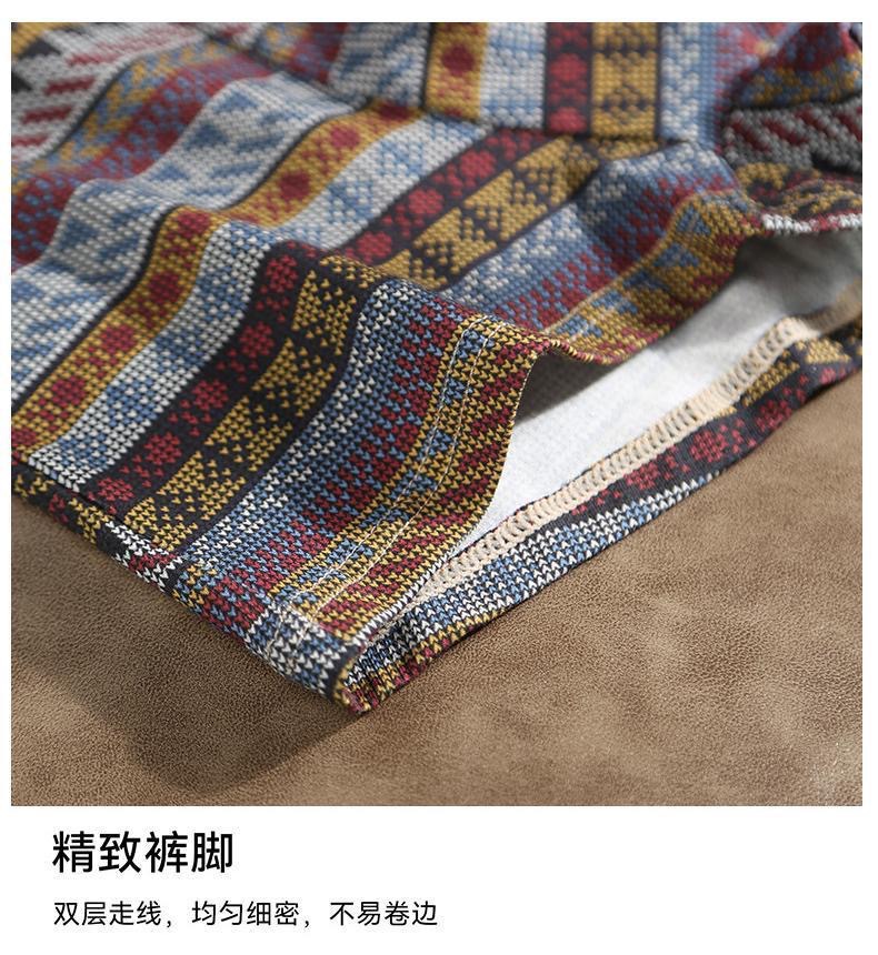 2025新款轻奢民族风男士内裤印花四角裤男式男生短裤平角裤详情12