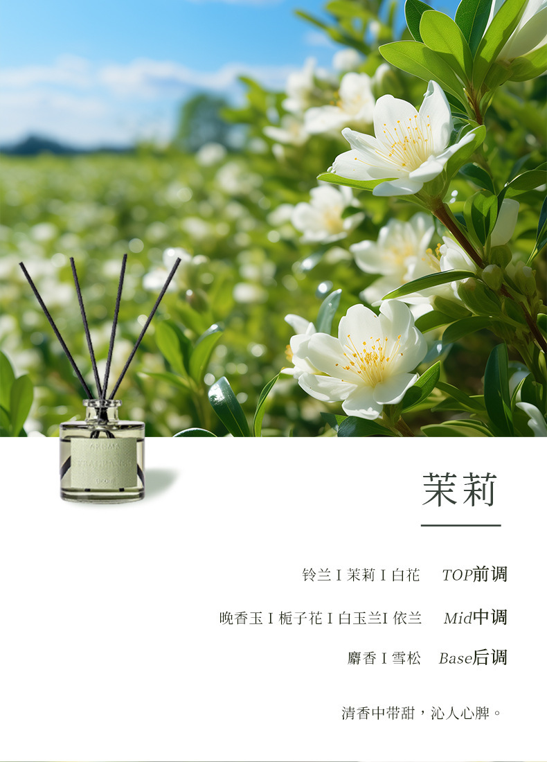 MINISO名创优品香薰家用室内持久四季茶清卧室无火香薰清茶香详情13