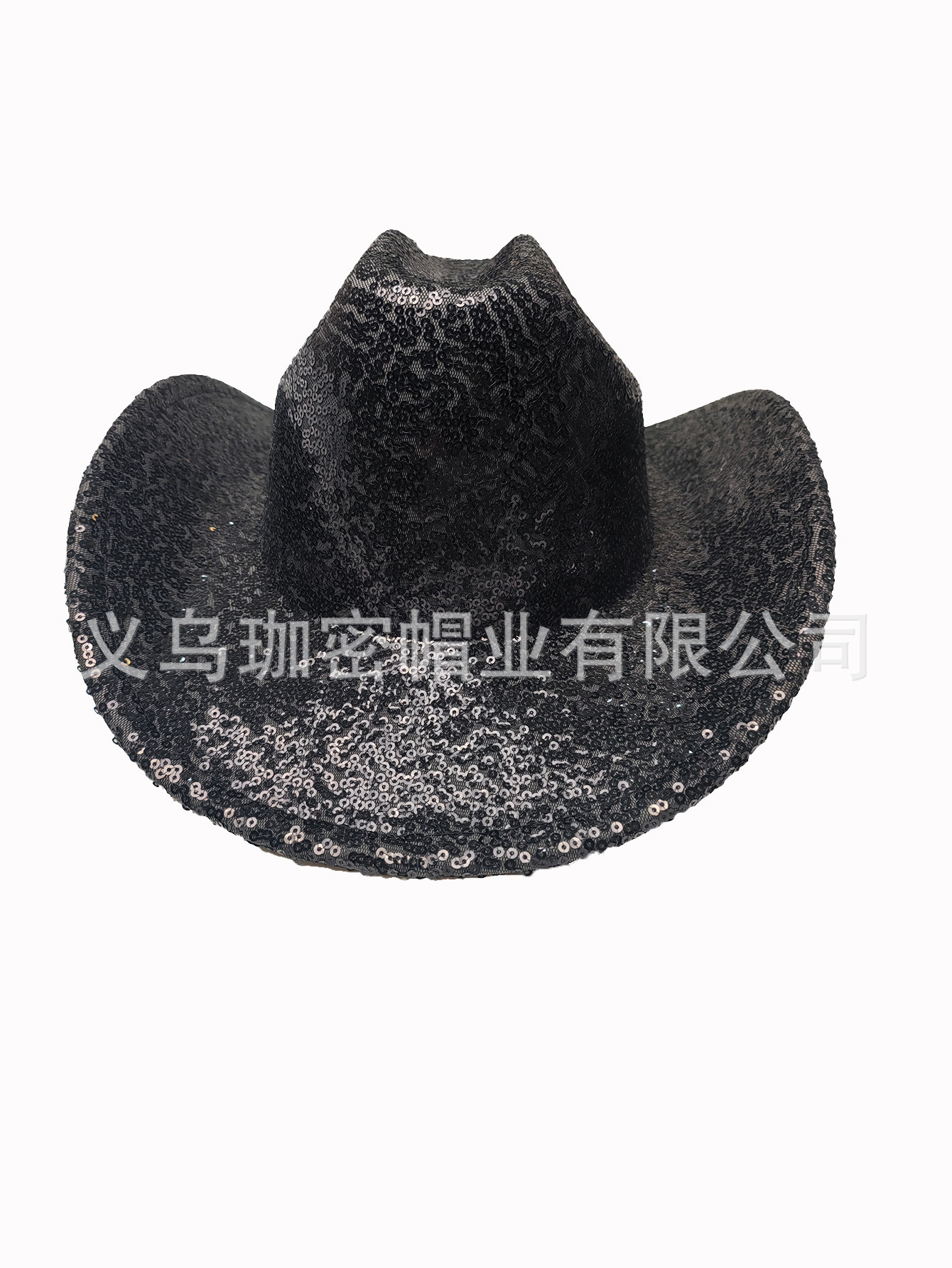 Transfronterizo nuevo estilo fiesta fiesta baile show sombrero de vaquero sombrero de festival de comercio exterior lana lentejuelas cool jazz sombrero pic 1