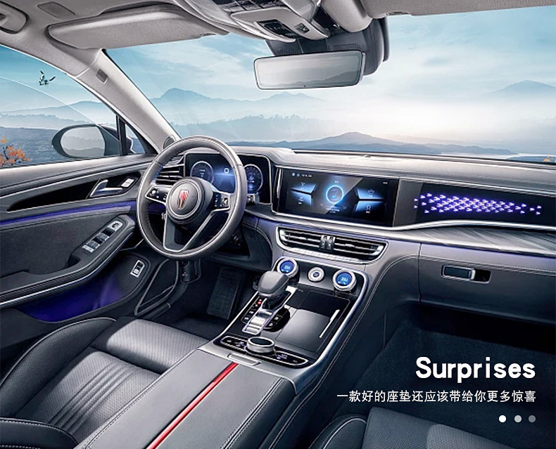 One-piece consignment cross-style linen car seat cushions, wear-resistant, dirt-resistant, all-season universal, full-body seat covers, car seat covers pic 1