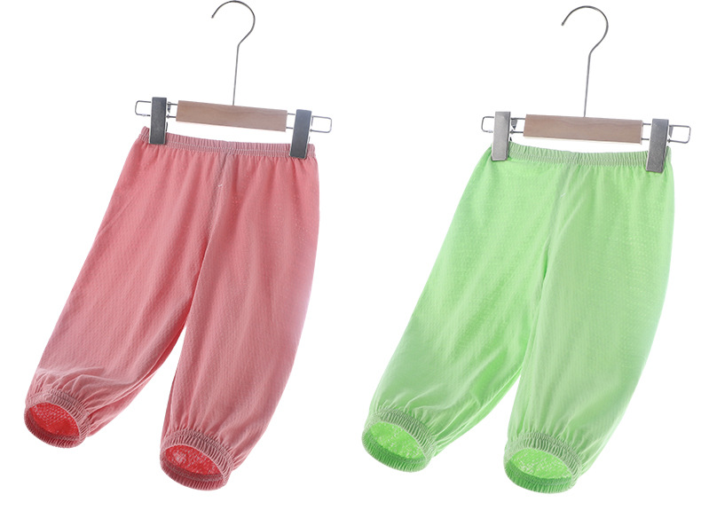 婴儿全棉防蚊裤男童夏季薄款a类宝宝夏天儿童小童外穿空调裤子详情13