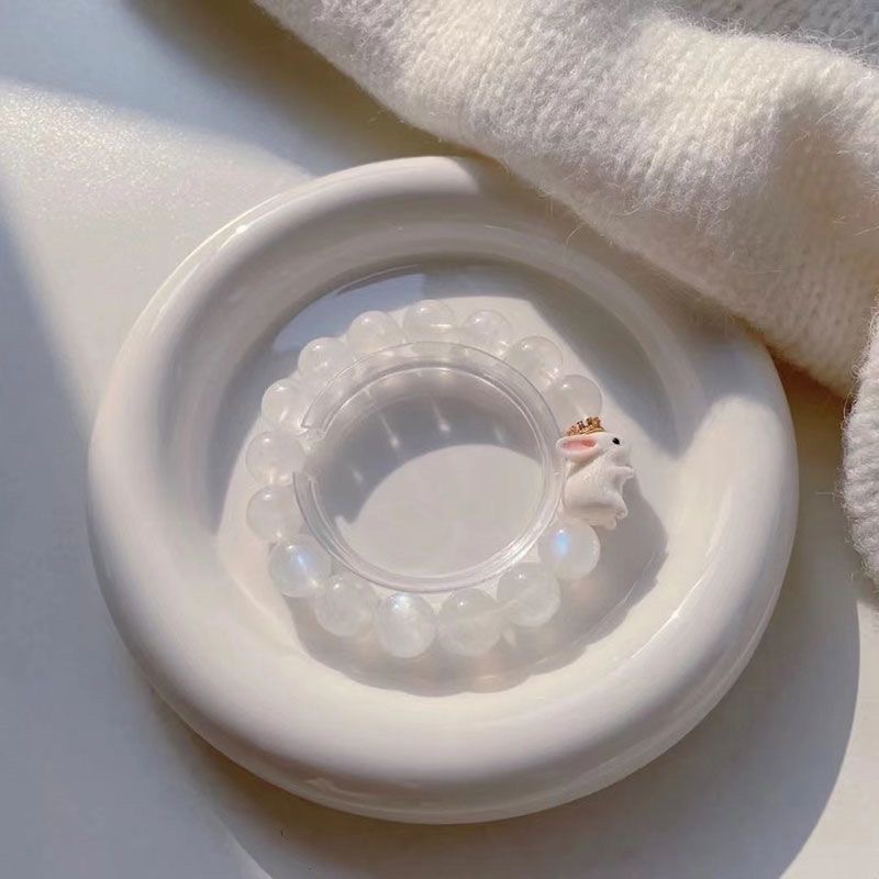 白月光手链礼物小兔子生日女送女友女朋友女生创意实用玉兔手串女详情6