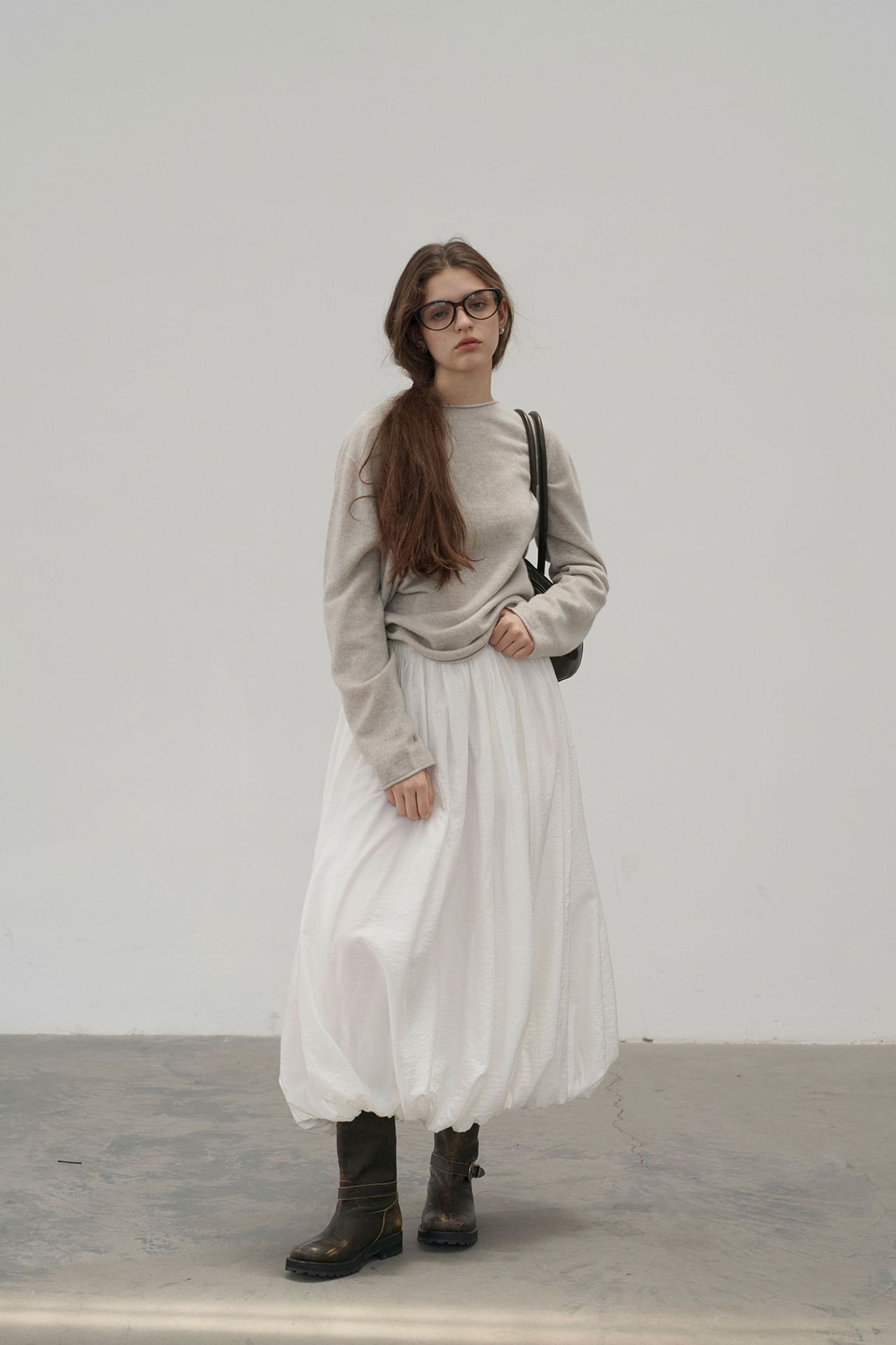 Korean-style seamless one-piece process round-neck pullover cotton and wool sweater, basic base layer for women a1183 in autumn and winter pic 44