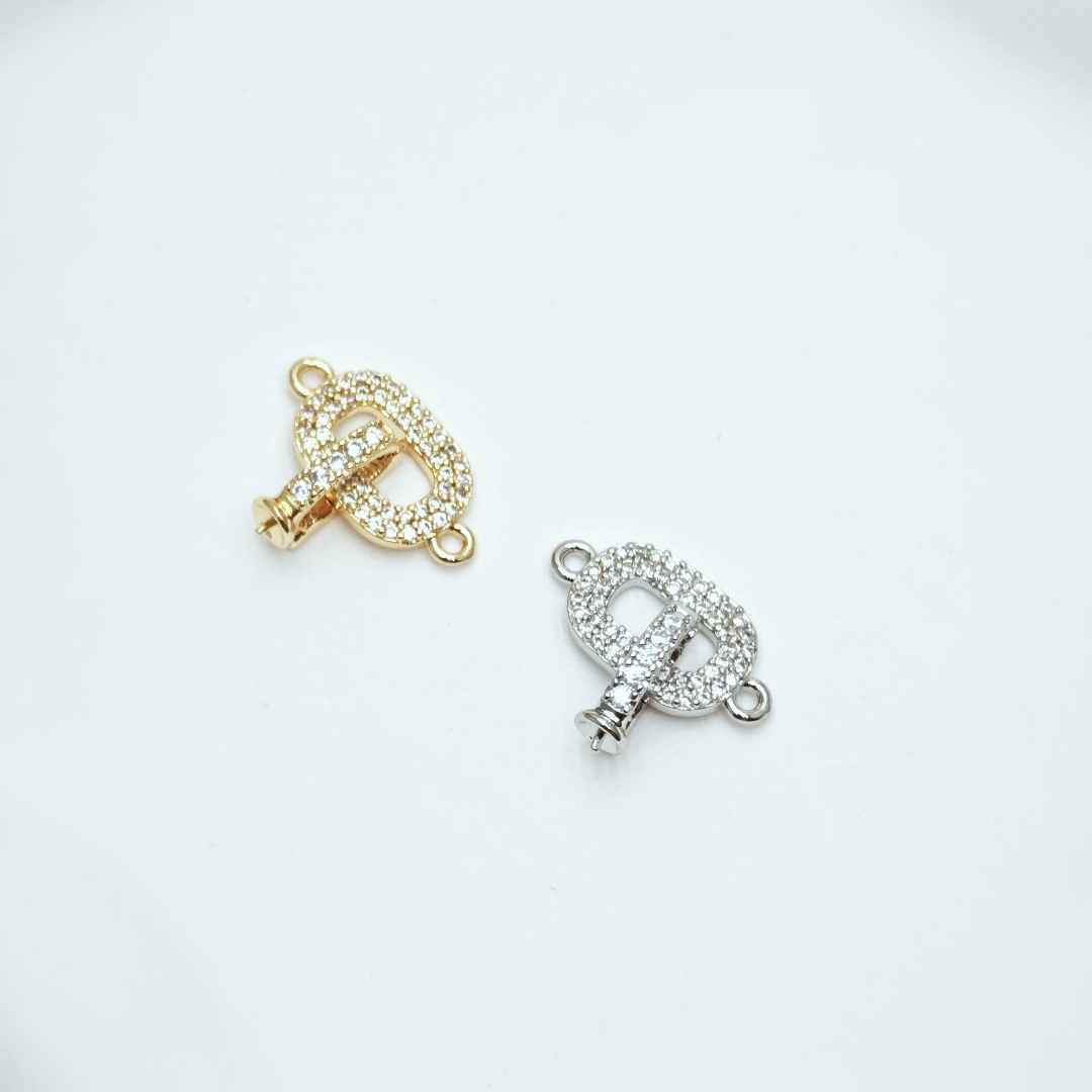 轻奢时尚珍珠长方形吊坠项链小众高级感简约百搭锁骨链扣详情5