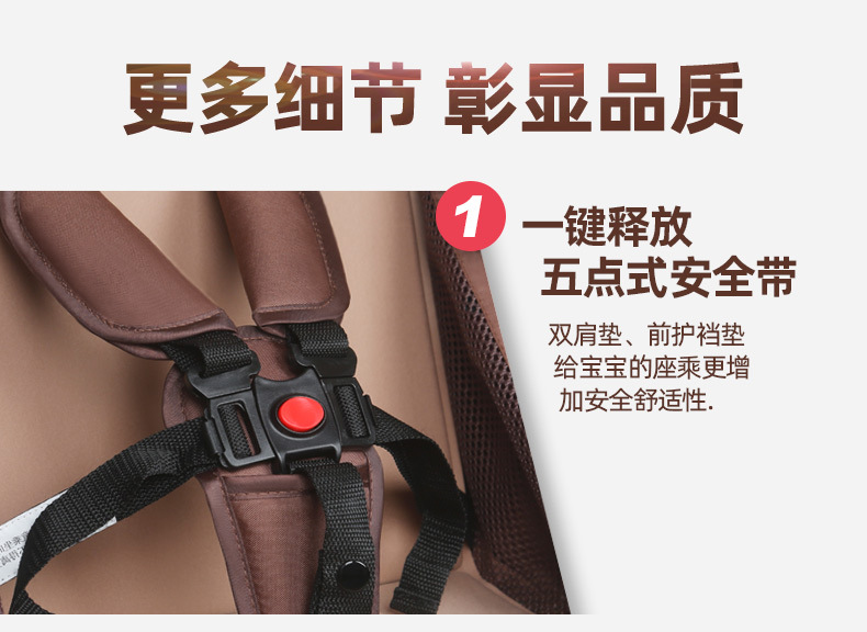 婴儿推车可坐可躺折叠减震多功能双向新生儿宝宝高景观提篮婴儿车详情28