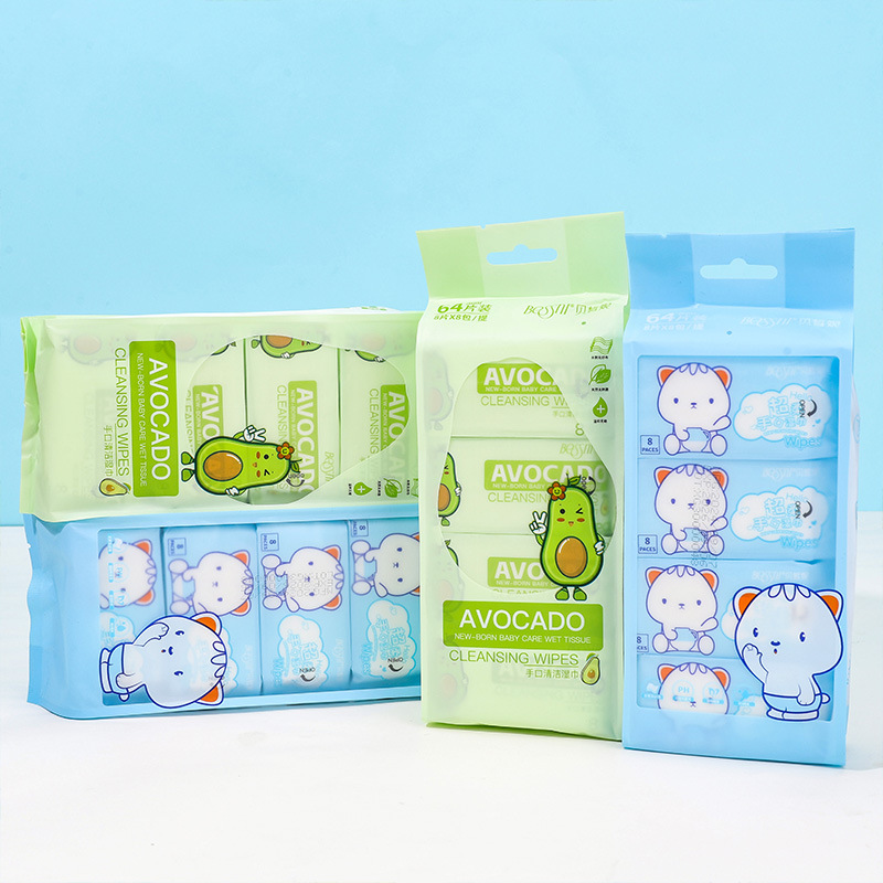 迷你mini湿巾纸婴儿手口湿巾宝宝儿童家用湿纸巾户外便携卡通清洁湿巾详情17