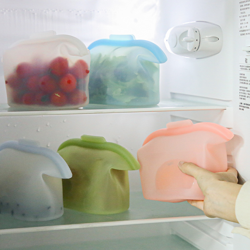 铂金硅胶保鲜袋食品级家用密封加厚水果蔬菜冰箱冷冻密封袋工厂详情23