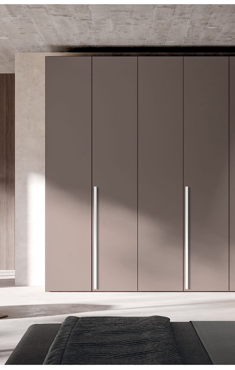 特价 柜门把手金色轻奢现代简约黑色抽屉柜子橱柜衣柜长拉手白色详情16