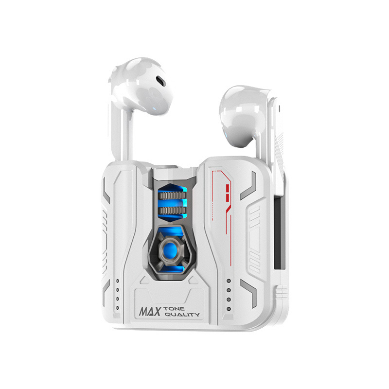 GM80 wireless Bluetooth headphones feature intelligent noise cancellation, comfort, water resistance, in-ear gaming, music, mecha, cool appearance and private mold pic 14