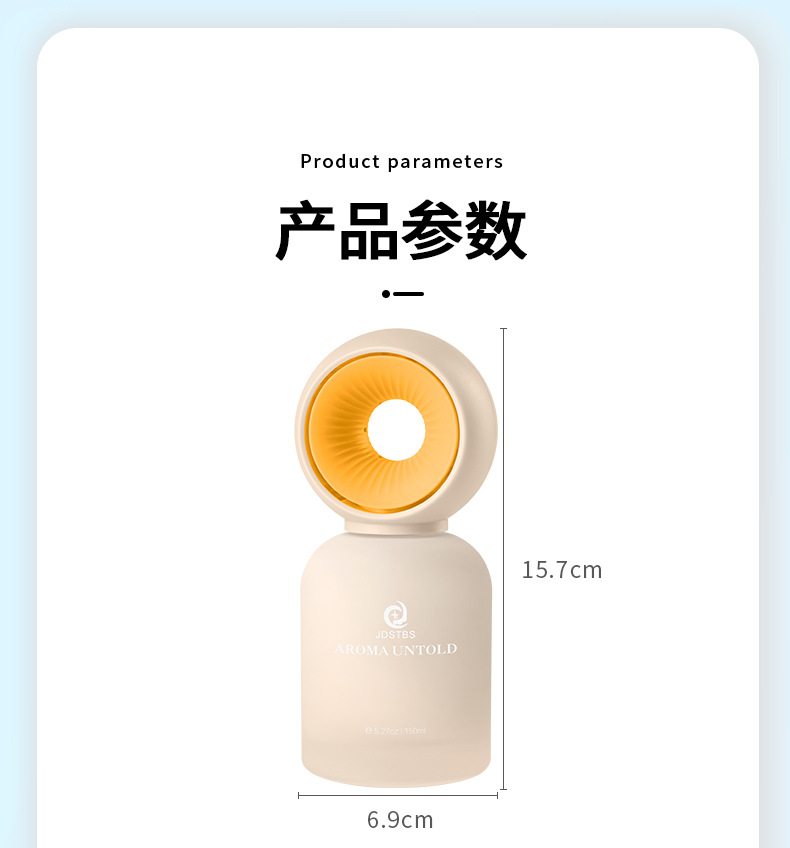 The 2025 new high-end car interior aromatherapy perfume with a sense of design, a fresh and light fragrance for car ornaments pic 5