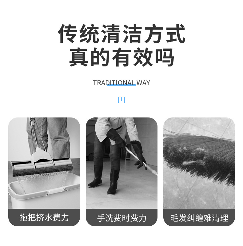 一件拿样喷雾喷水免手洗干湿两用平板拖把旋转拖布家用懒人木地板详情30