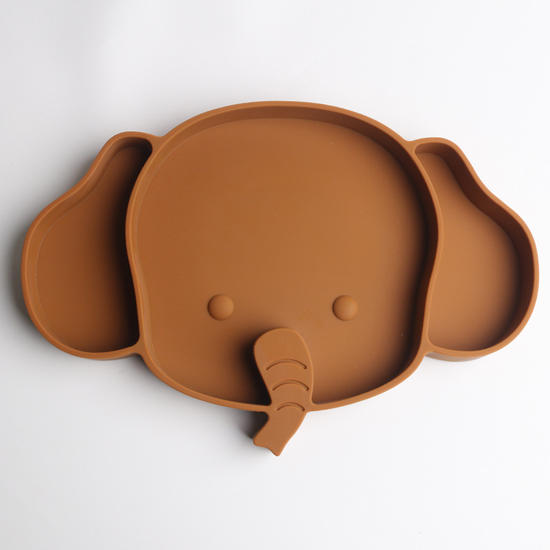 可跨境现货批发母婴产品儿童餐具辅食碗辅食硅胶餐盘详情8