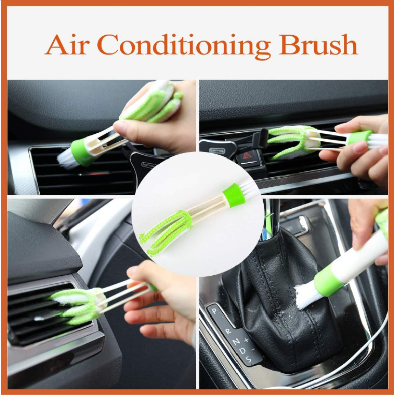 Cross-border source car wash and cleaning set of 10 pieces: car wash sponge, rubber thread, wheel hub brush, glass scraper, car wash brush pic 8
