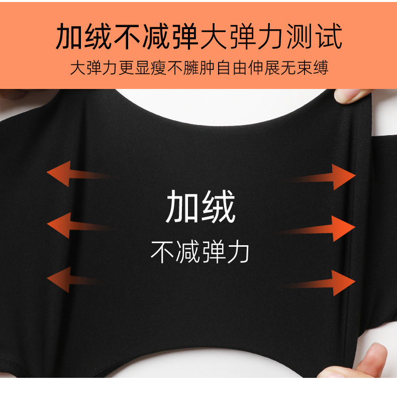 鲨鱼裤女外穿高腰收腹2024新款春秋冬季加绒弹力打底芭比瑜伽裤女详情11
