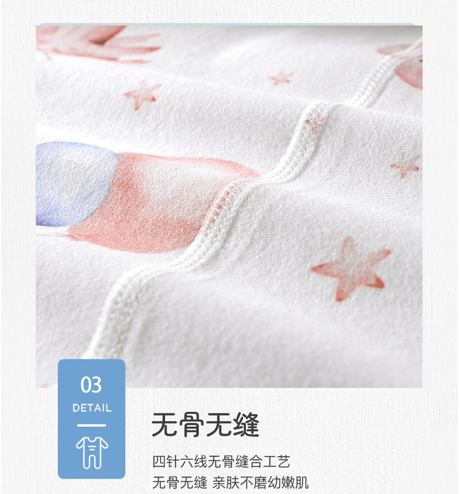 新生儿衣服连身衣母婴用品3月~1岁宝宝哈衣家居服婴儿纯棉连体衣详情12