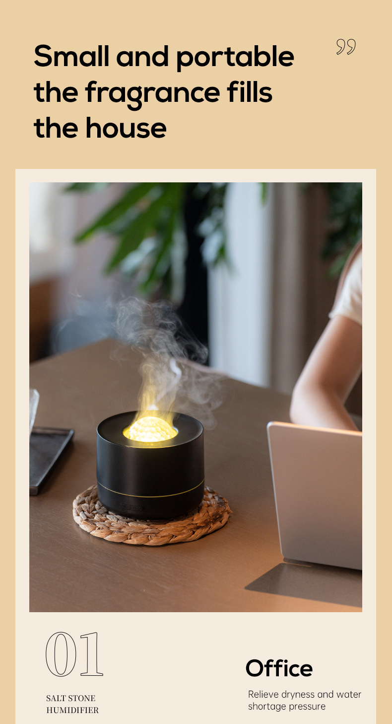 2025新款星空投影香薰机礼物USB插电大雾量七彩浪漫氛围灯加湿器详情35