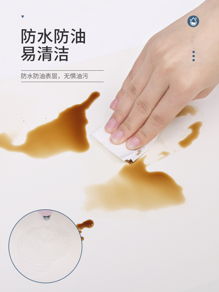 肤感仿瓷砖墙贴墙纸自粘防水防潮卫生间墙面贴纸墙板装饰板铝塑板详情4
