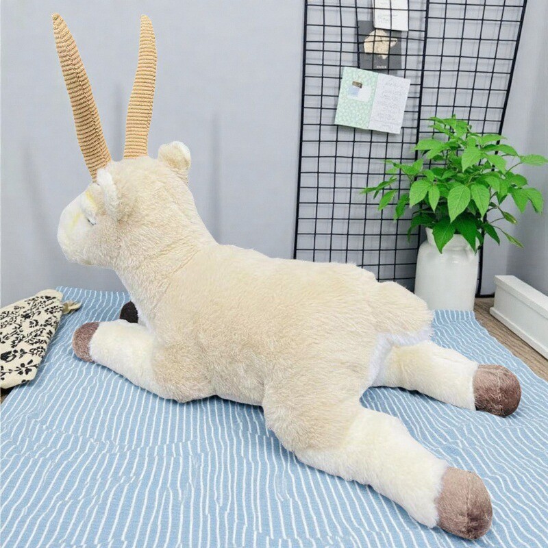 Customized plush toys of simulated animals, Saiga antelope dolls, throw pillows, skin-friendly soothing gifts, accessories and decorative items from the manufacturer pic 4