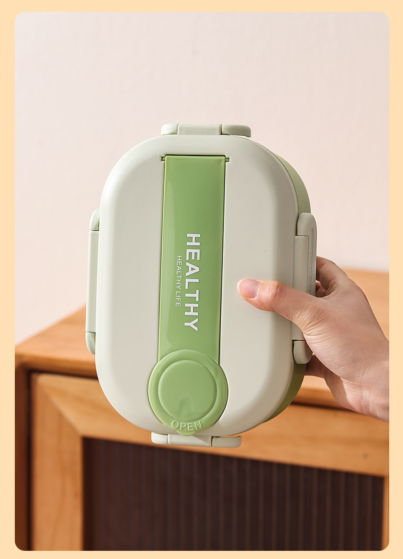 Cross-border 304 stainless steel lunch boxes, work insulation, cafeteria, outdoor portable compartments, fast food boxes, bento boxes, lunch boxes for students pic 10