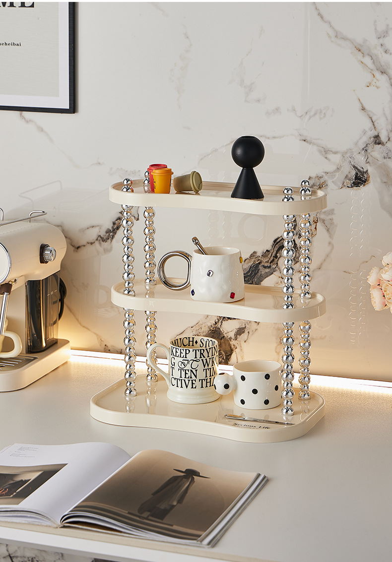 Multi-layer cup holder, high-end and light luxury cup collection rack, kitchen sideboard, mug display rack, water cup storage rack pic 10