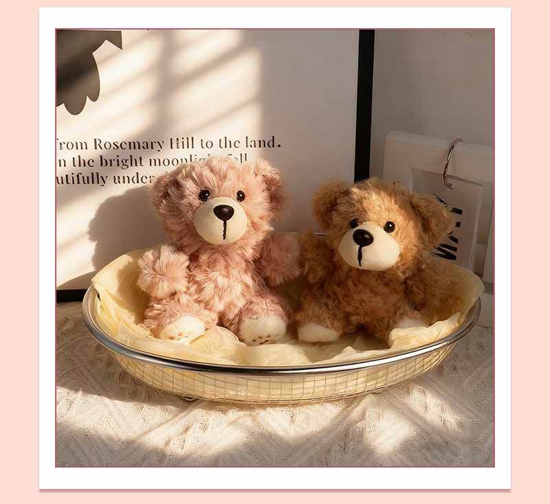 蝴蝶结小熊钥匙扣小挂件毛绒高级感书包挂件地推实用小礼品小物件详情8