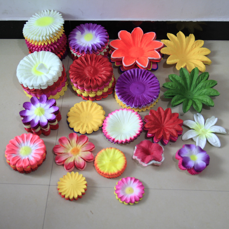 义乌清明节花片材料仿真菊花瓣管菊管菊仿真绢花人造康乃馨无纺布详情3