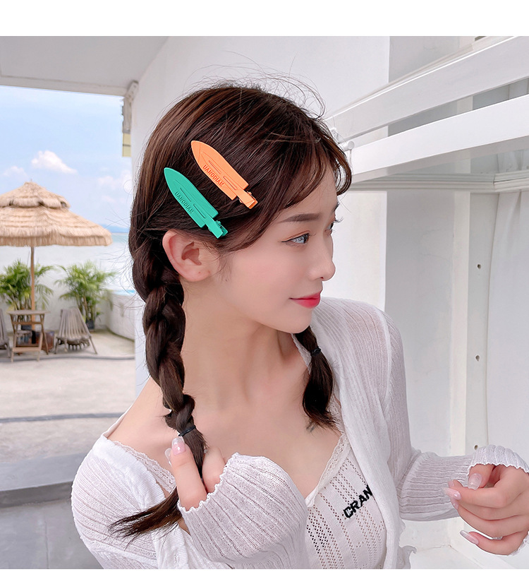 白鹿同款无痕发夹女侧边前额刘海边夹小卡子化妆发卡鸭嘴夹子头饰详情39