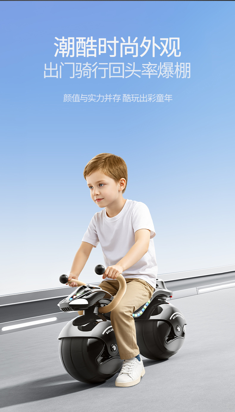 儿童滑行车宝宝童车1一3岁幼儿车防侧翻扭扭车溜溜车两轮子平衡车详情4