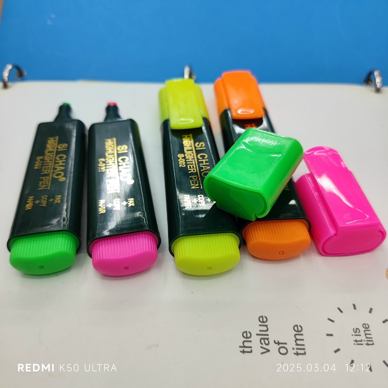 S002学生专用4色荧光记号笔 多色彩色单头涂鸦绘画笔 厂家直销批发优质荧光笔详情3