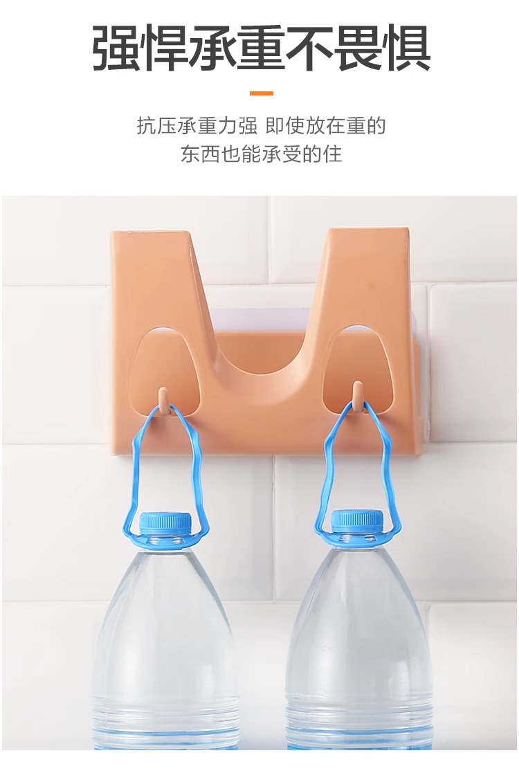 简约锅盖架收纳架厨房多功能壁挂菜板架 免钉免打孔带挂钩厨房架详情9