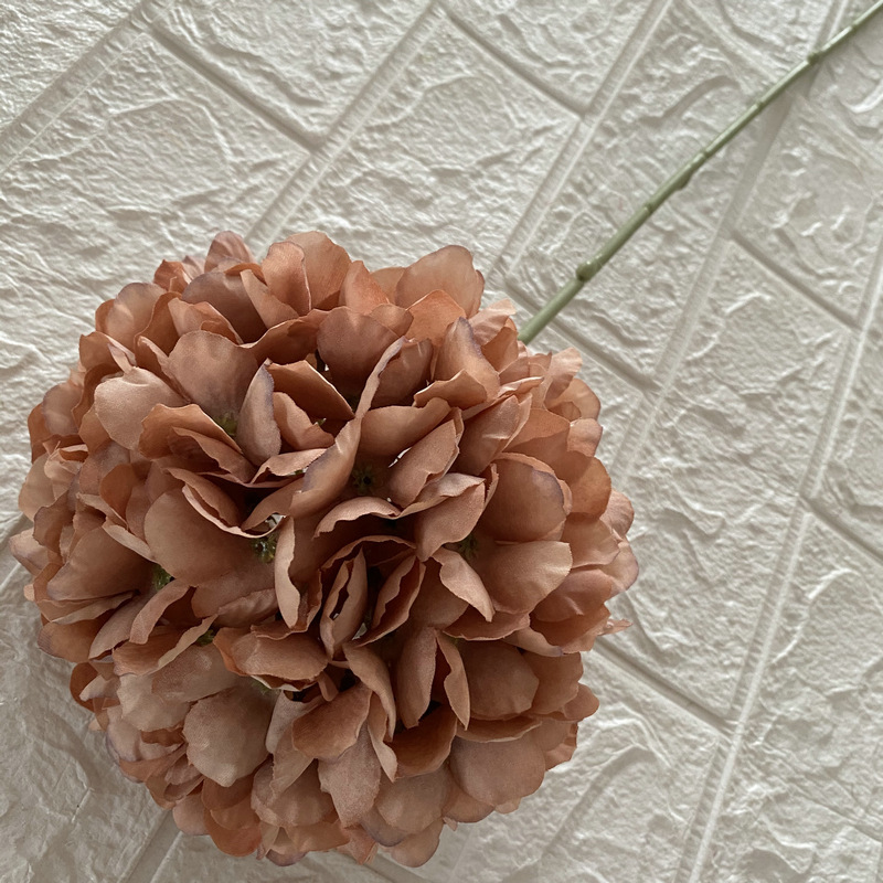 棒棒糖绣球家居摆设仿真插花结婚礼堂装饰假花婚庆花排新娘手捧花详情21