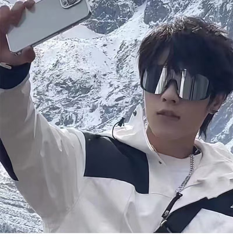 新款连体大框骑行眼镜风镜男女滑雪登山防风太阳镜骑行护目镜墨镜详情3