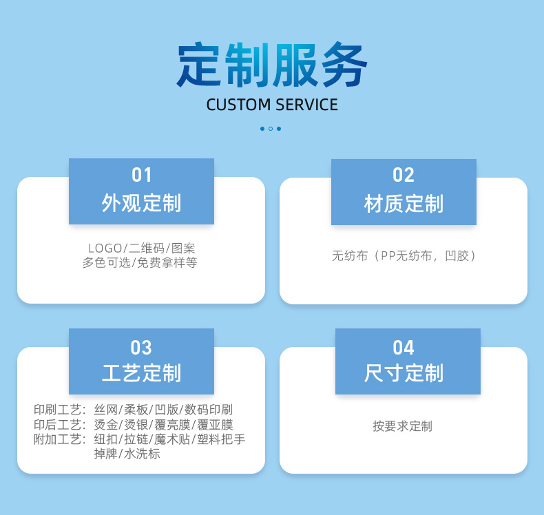 无纺布袋定制环保外贸编织袋加厚手提袋大容量活动果蔬超市包装袋详情11