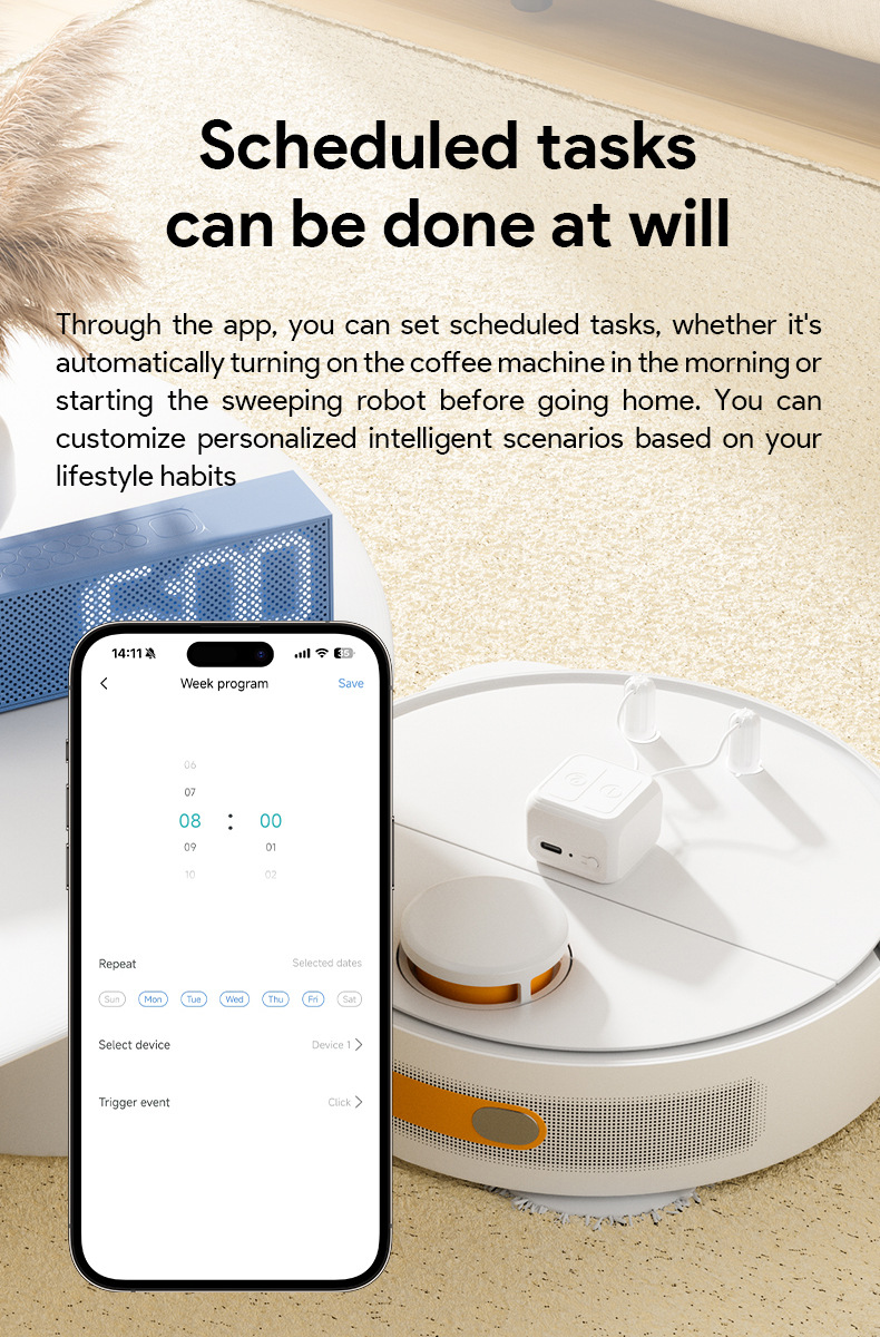 tuya touch screen finger robot dual-control Bluetooth graffiti Intelligent remote control timed screen clicker pic 6