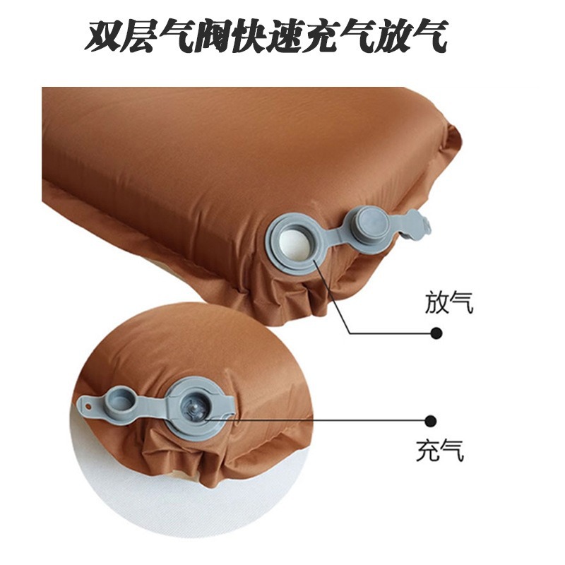 户外野营充气枕头TPU超柔软自动充气高回弹海绵充气枕头便携式详情9